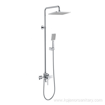 Supporting Chrome Bathroom Shower Set Contemporary